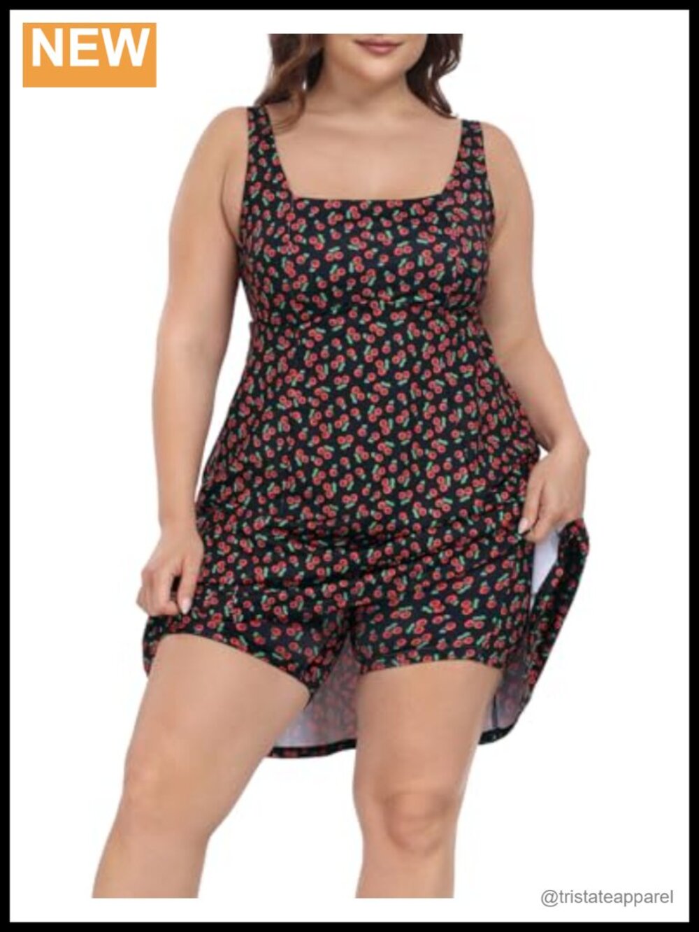 Plus Size Athletic Tennis Dress Built-in Shorts Bra Workout